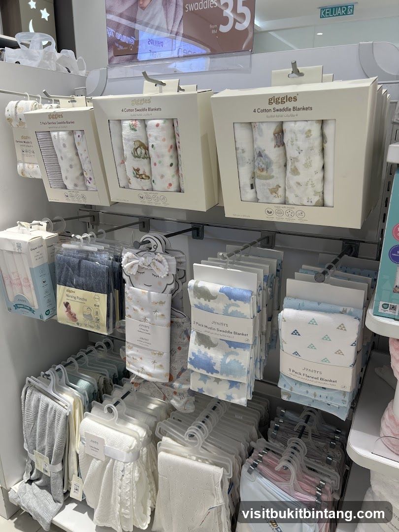 Baby Swaddles and Blankets Display