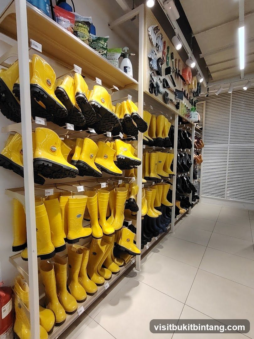 Yellow Boots Display