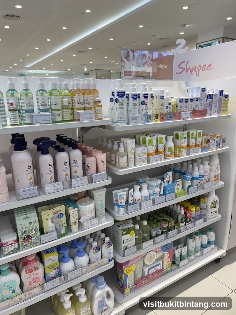 Baby Care Products Display