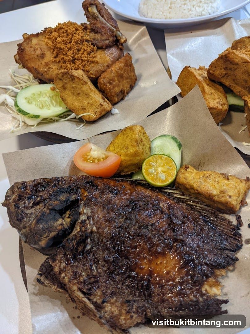 Fried Fish and Chicken Platter