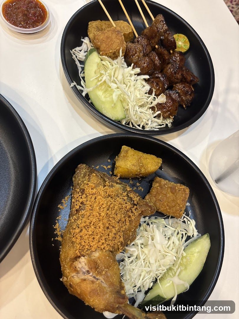 Fried Chicken and Satay