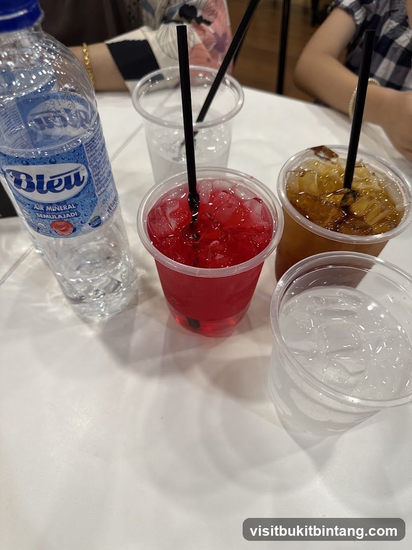 Drinks on a Table