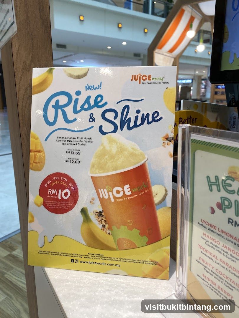 Juice Works Rise & Shine Promotion