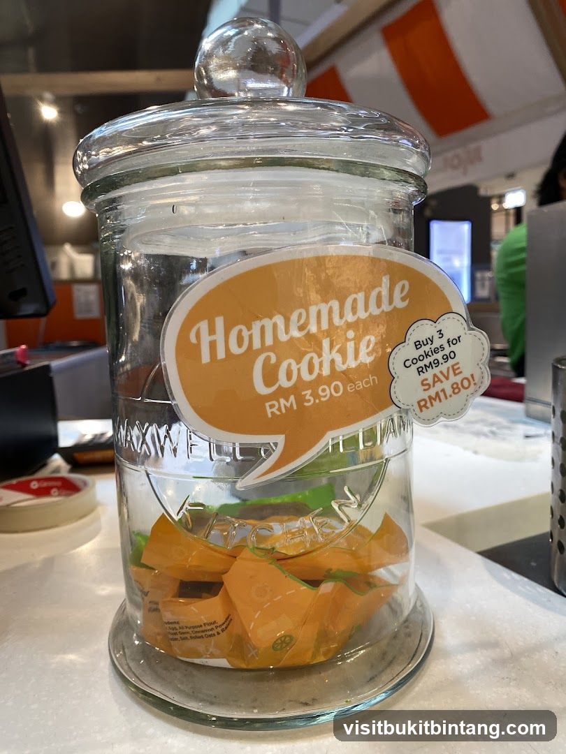 Homemade Cookies Display