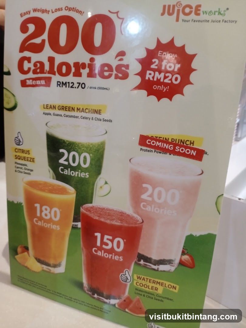 Juice Works Menu