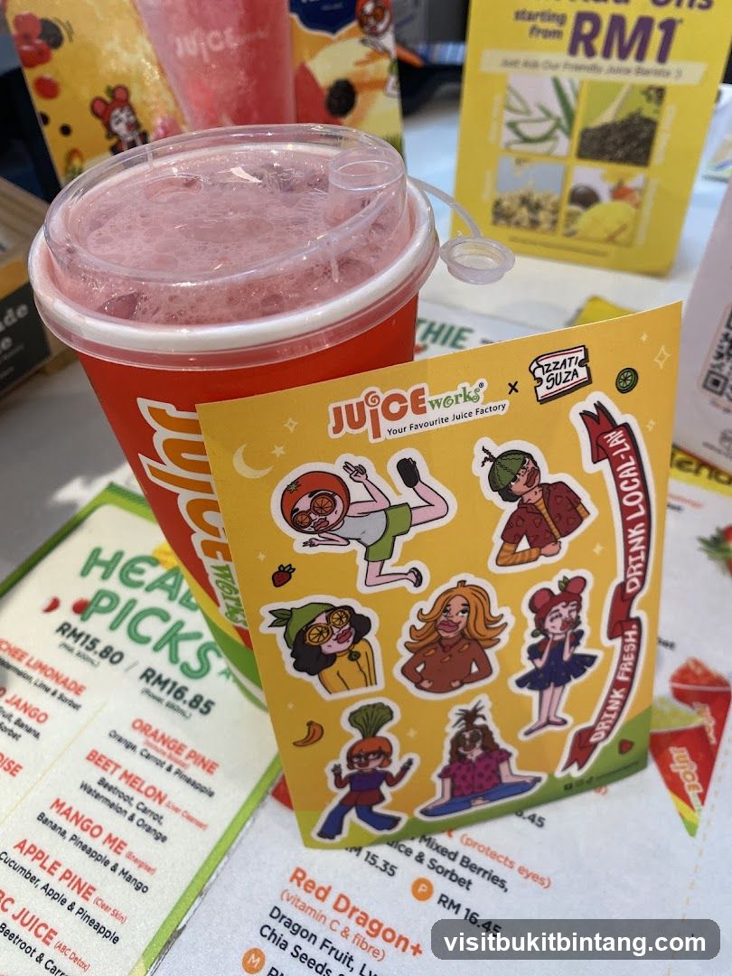 Juice Works promotional materials