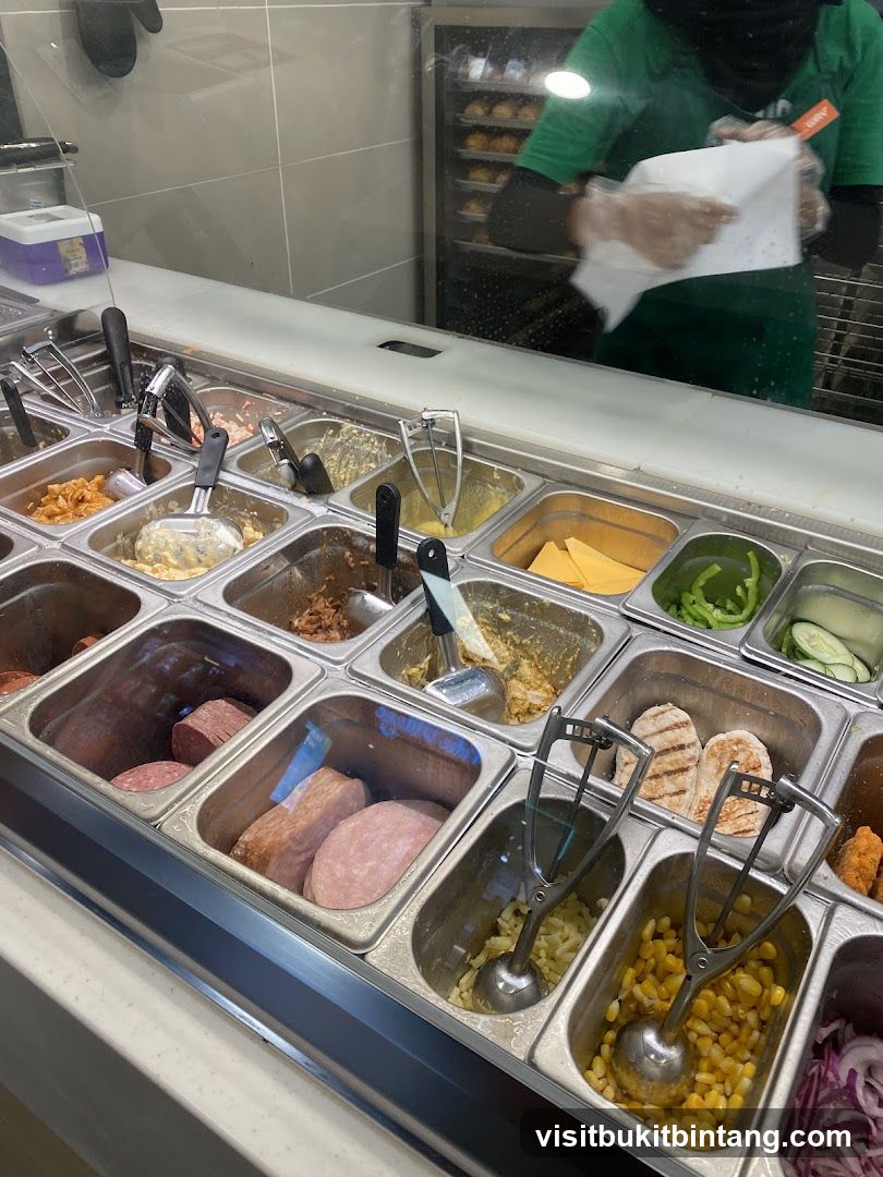 Sandwich Ingredients Display