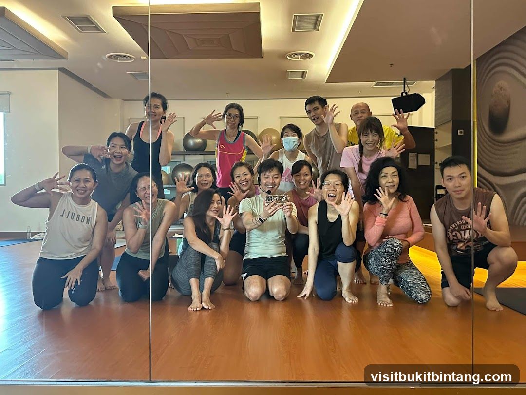 Group Photo in Yoga Studio
