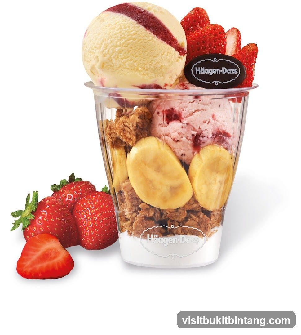 Haagen-Dazs Ice Cream Parfait