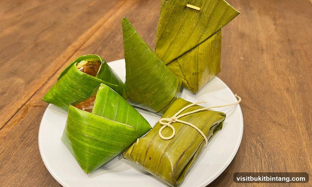 Food Wrapped in Banana Leaves