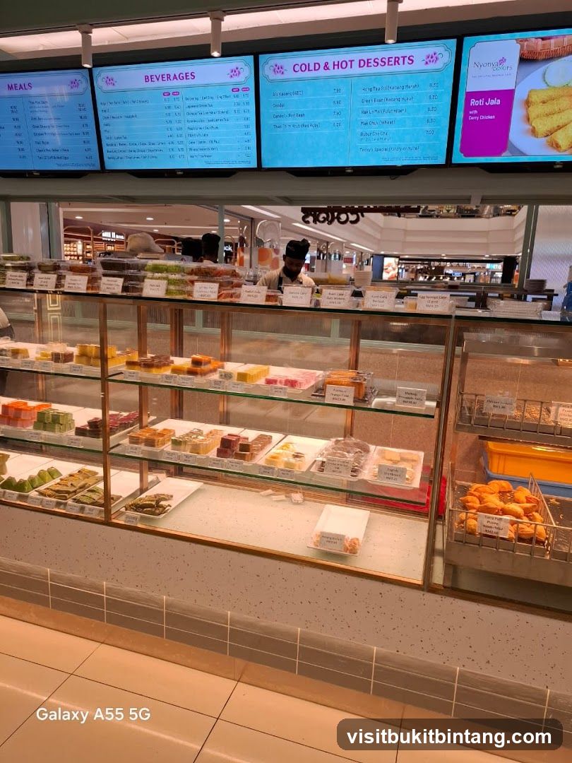 Dessert Display with Menu Boards