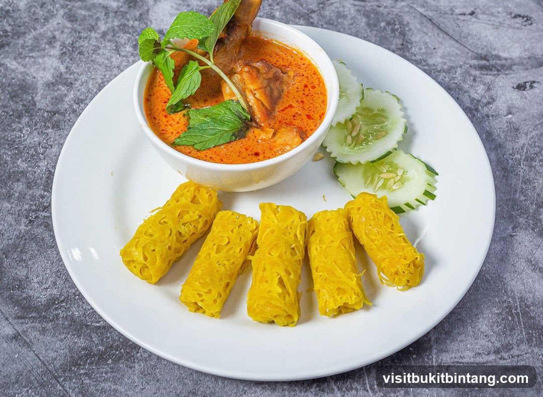 Chicken Curry with Roti Jala
