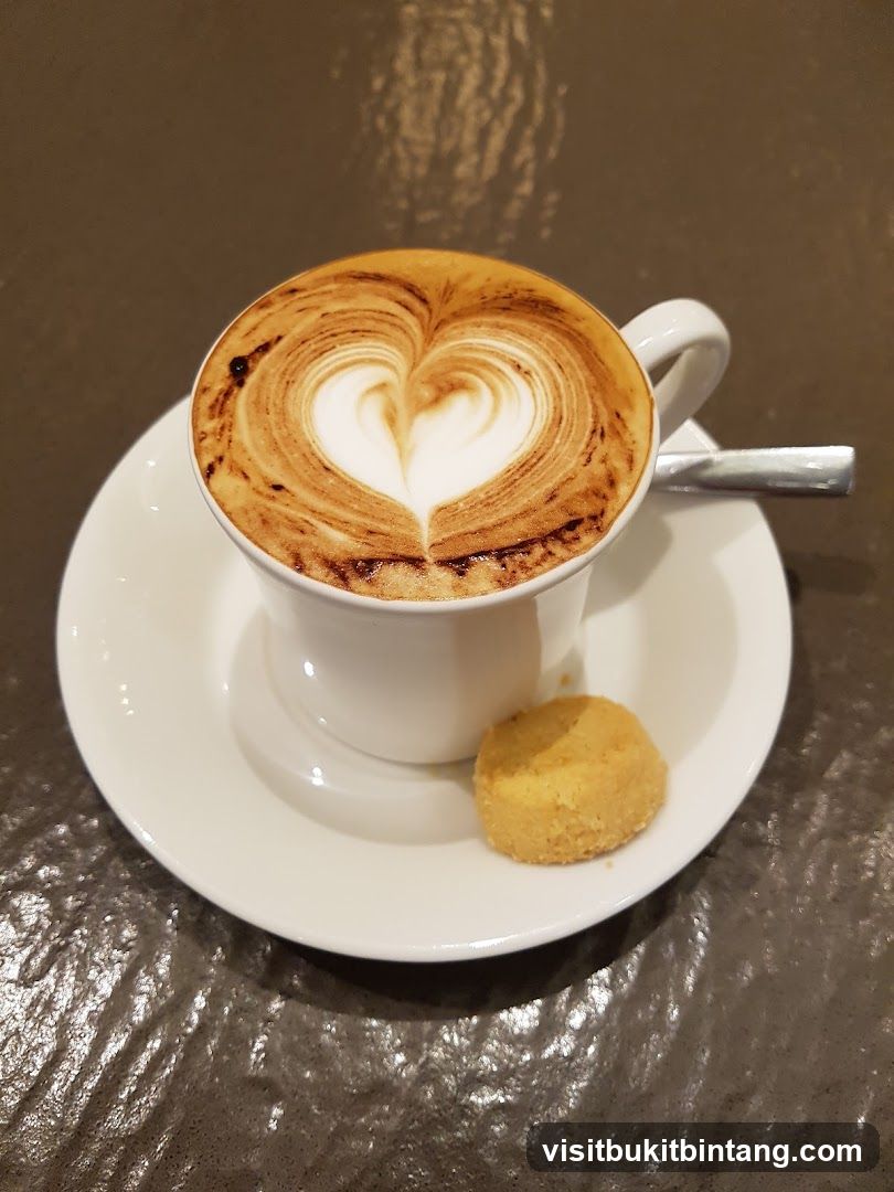 Cappuccino with Heart Latte Art