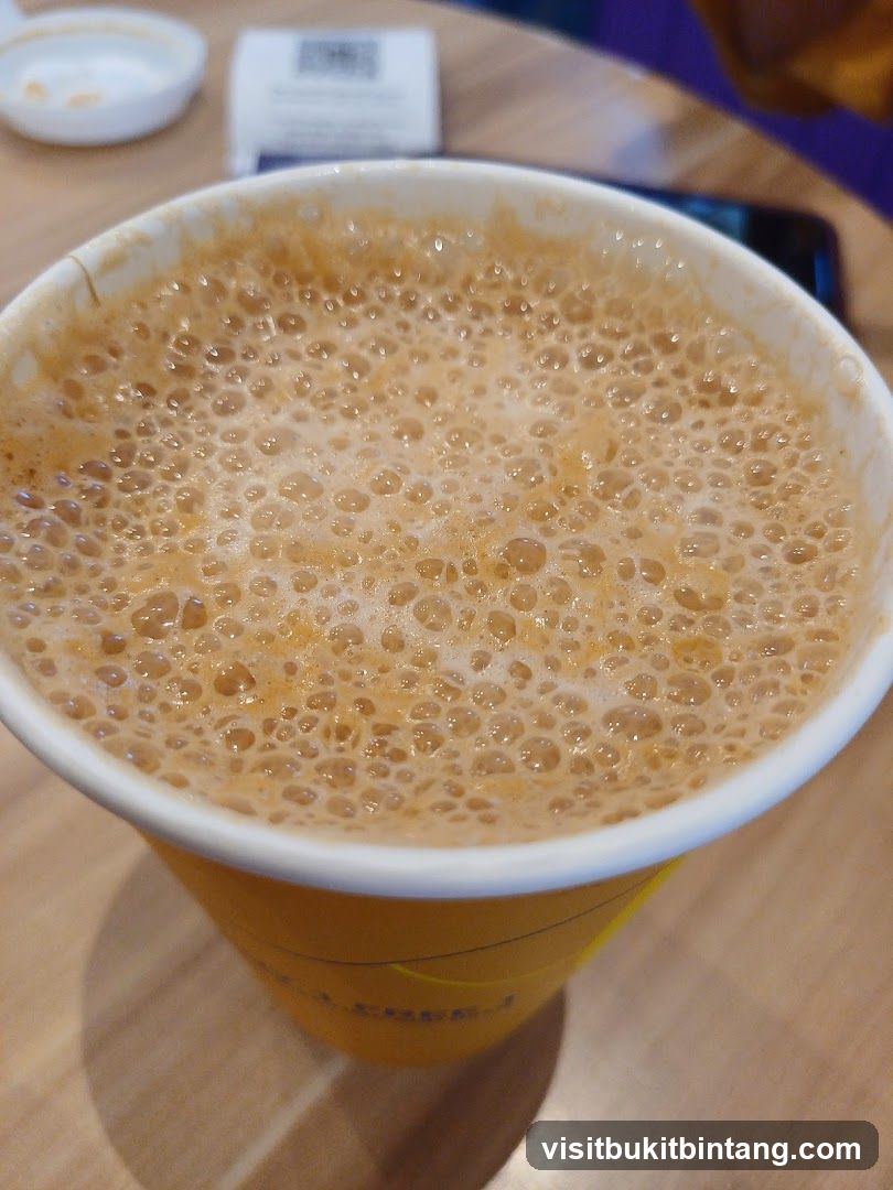 Foamy Drink in a Cup