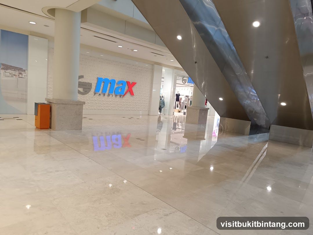 Mall Interior with Storefront