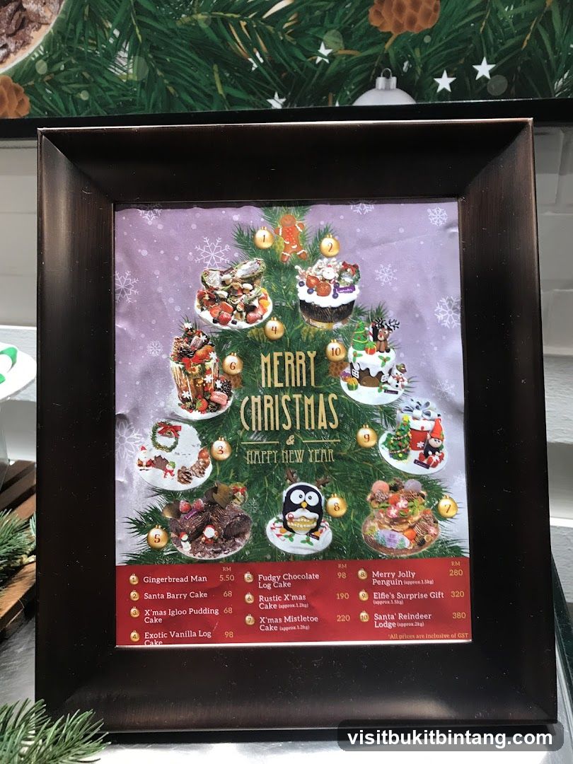 Christmas & New Year Menu