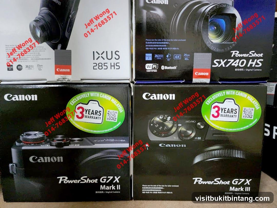 Canon Camera Boxes