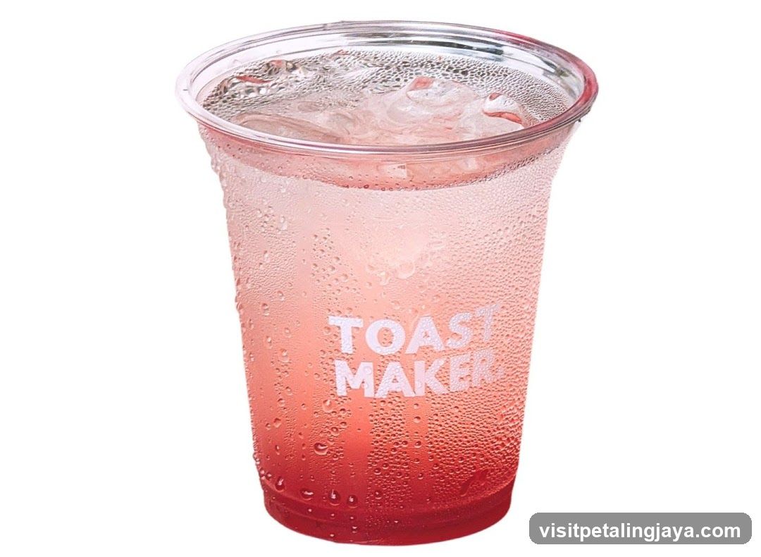 Iced Pink Drink in Toast Maker Cup