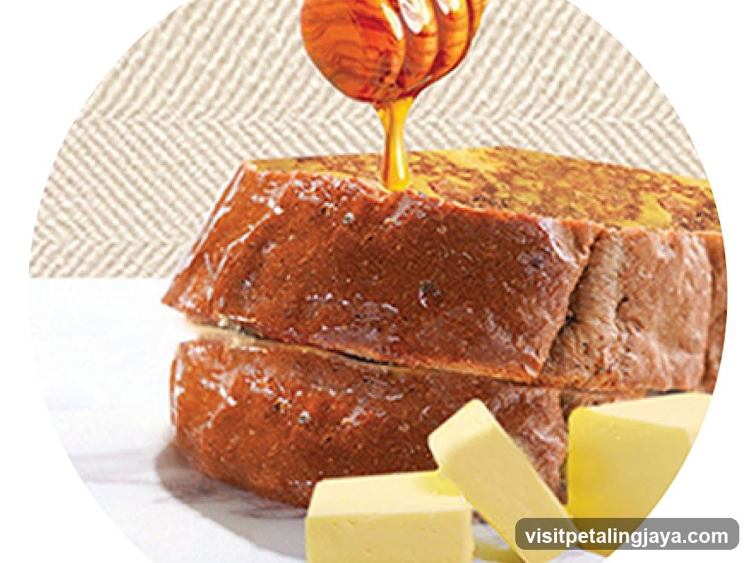 Honey Drizzle on Toast with Butter