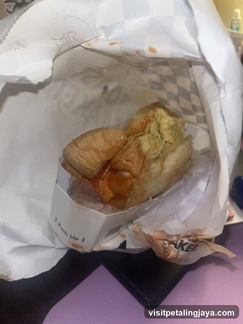 Sandwich in Paper Wrapper
