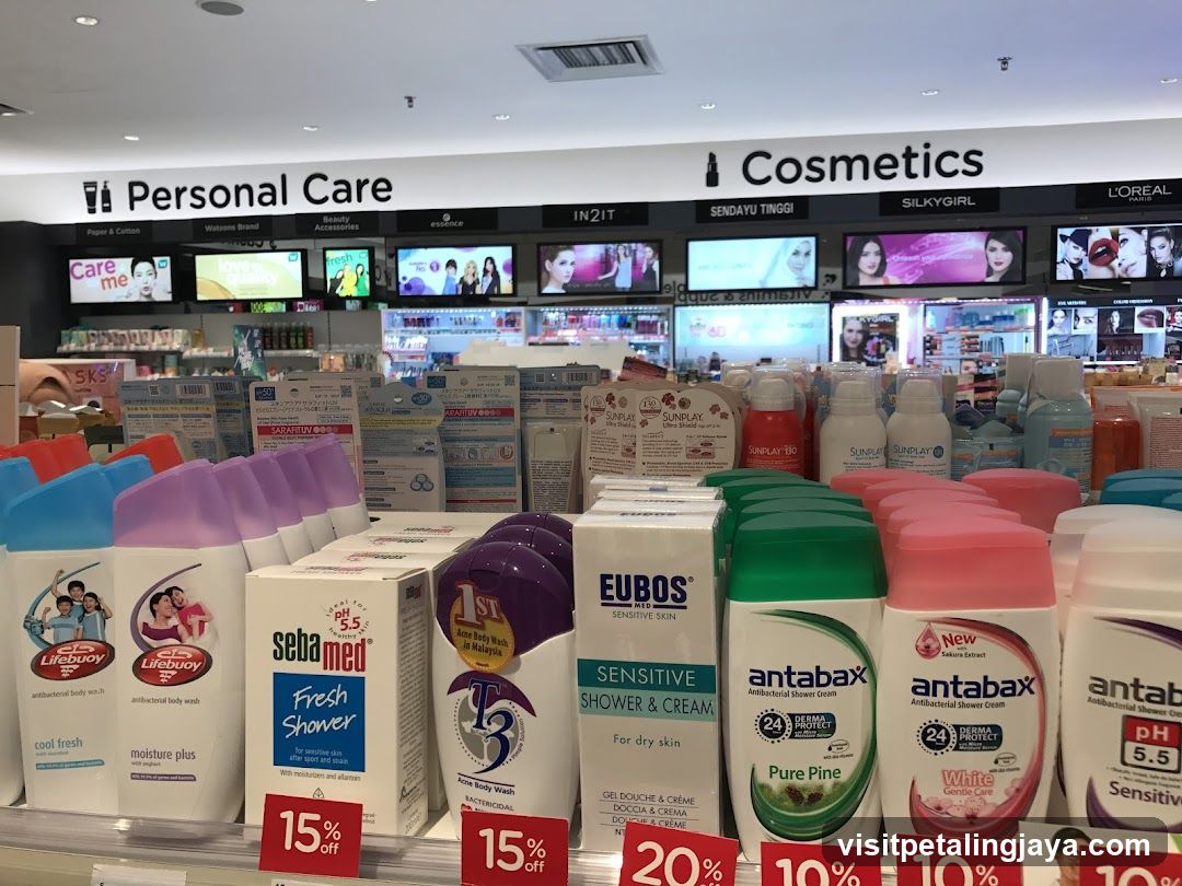 Personal Care and Cosmetics Aisle