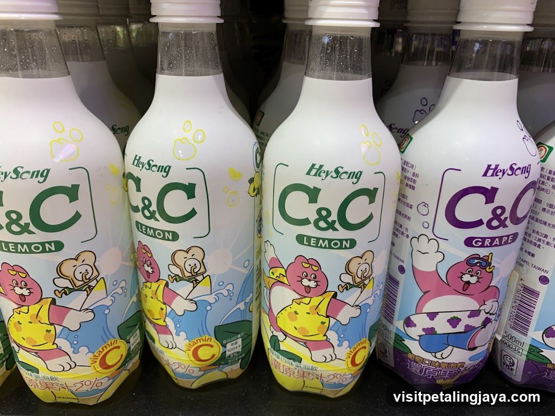 HeySeng C&C Lemon and Grape Bottles