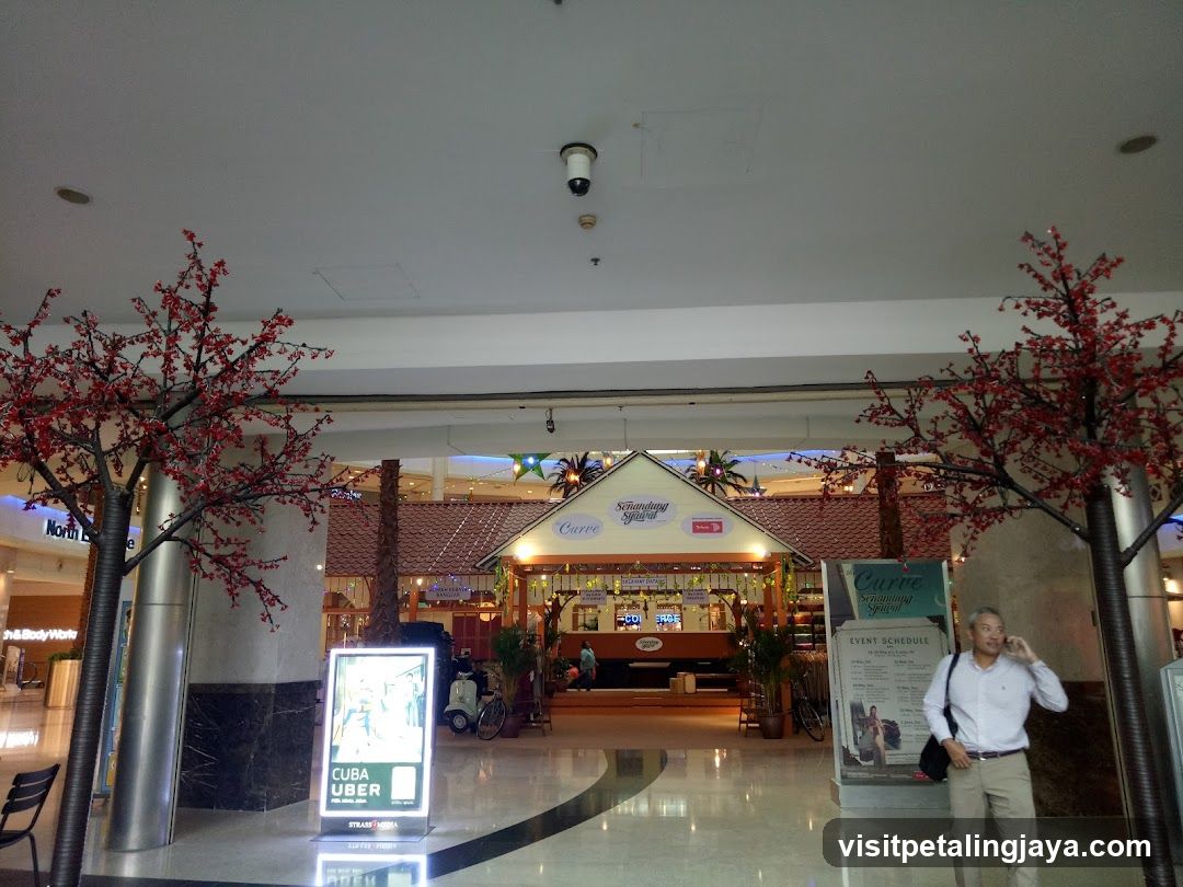 Cafe in mall interior