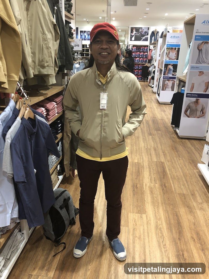 Man in Uniqlo Store