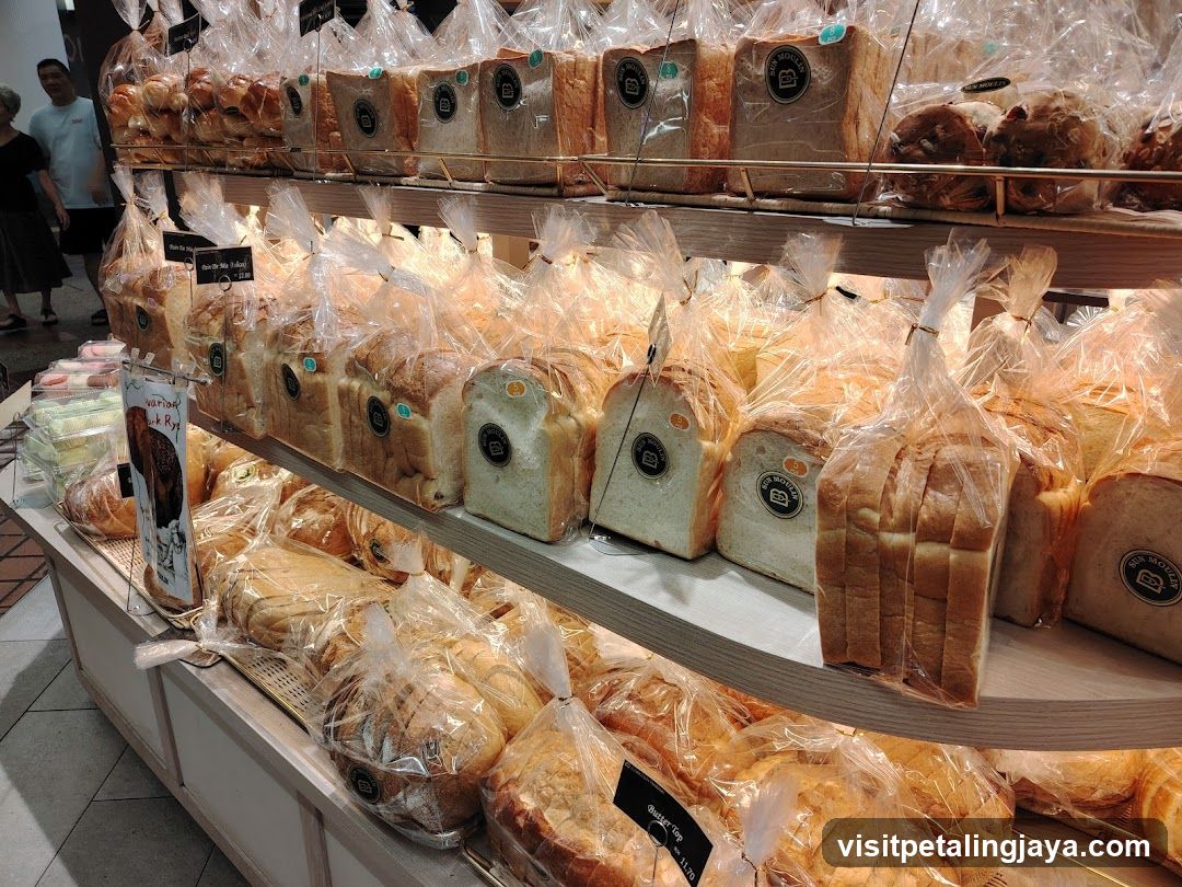 Bread Display in Store