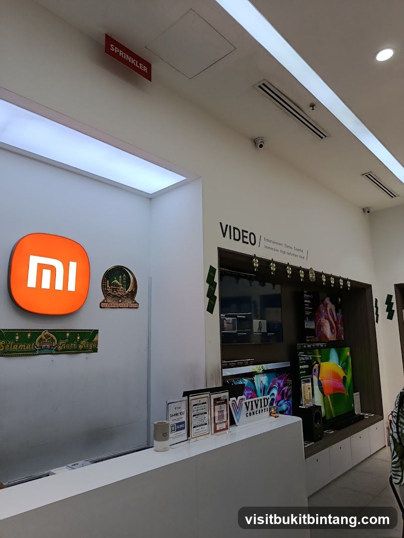 Electronics Store Interior
