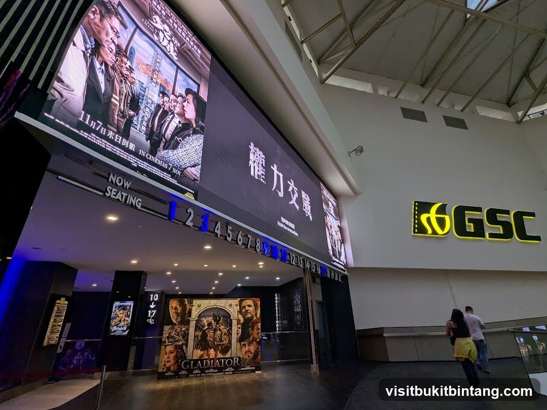 Cinema Entrance with Movie Posters