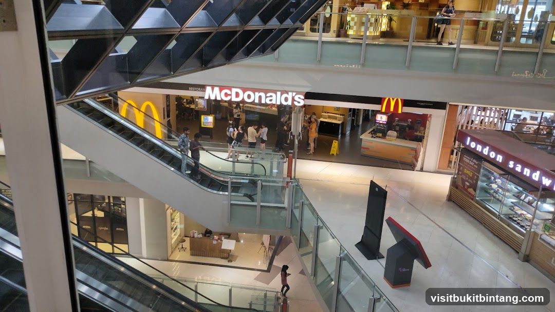 McDonald's and London Sandwich Shop in a Mall
