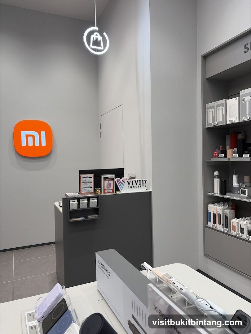 Store Interior with Electronics