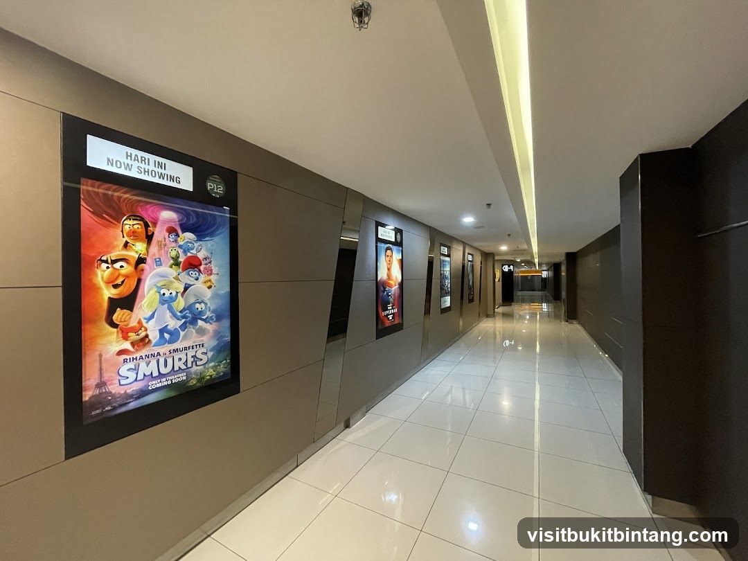 Cinema Hallway with Movie Posters