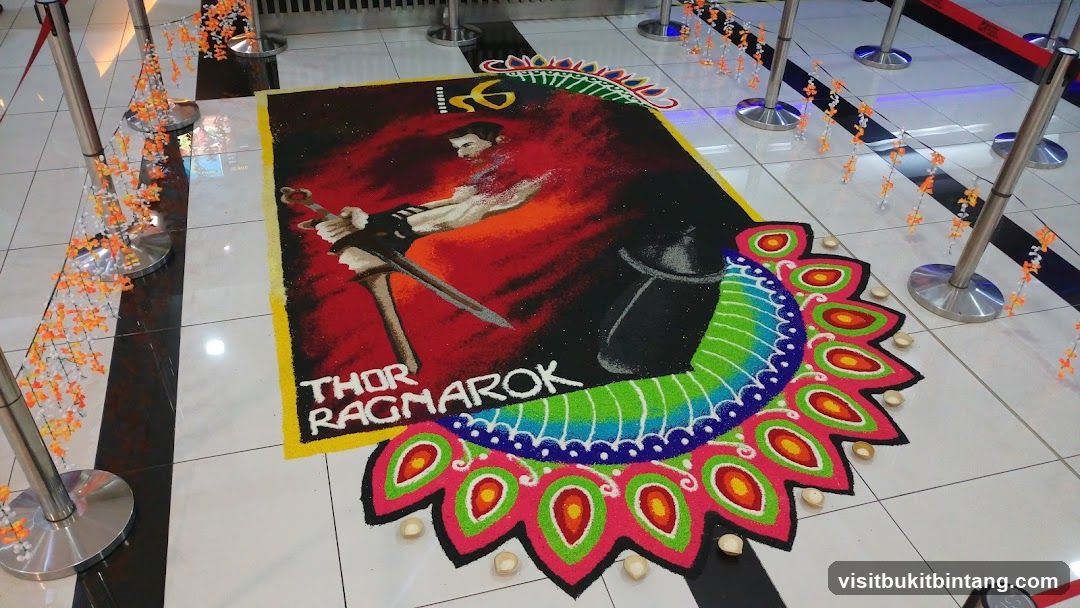 Thor Ragnarok Rangoli