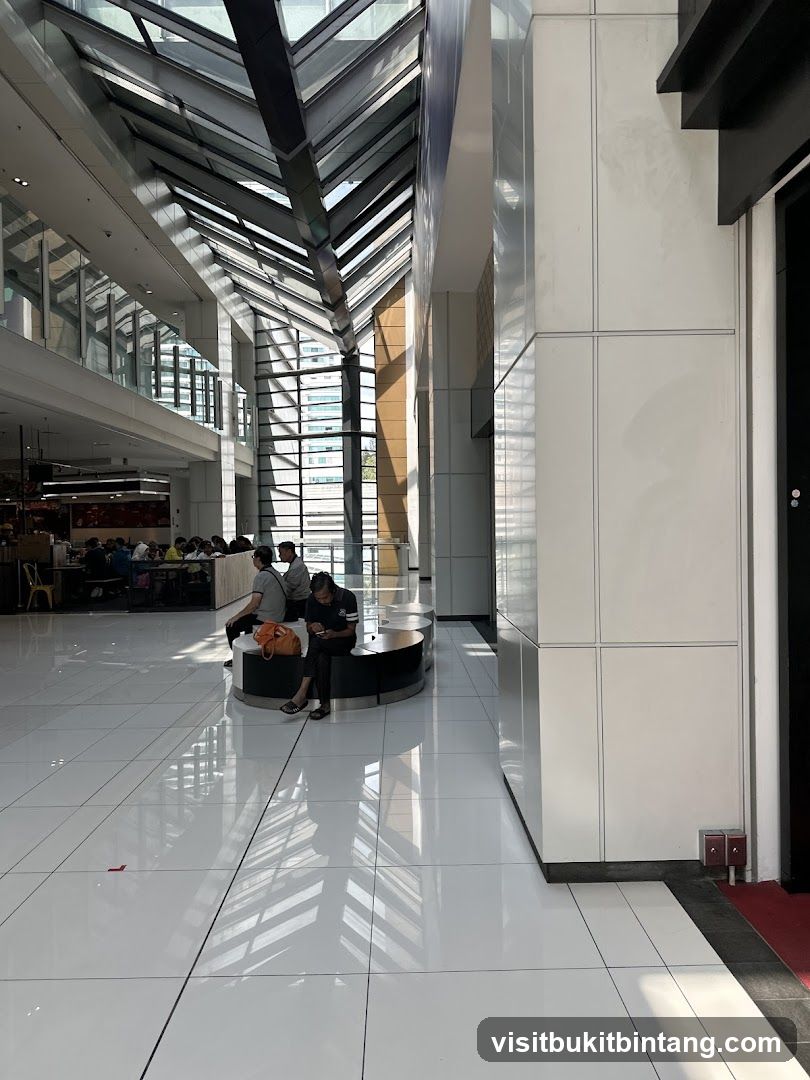 Modern Atrium with Seating Area