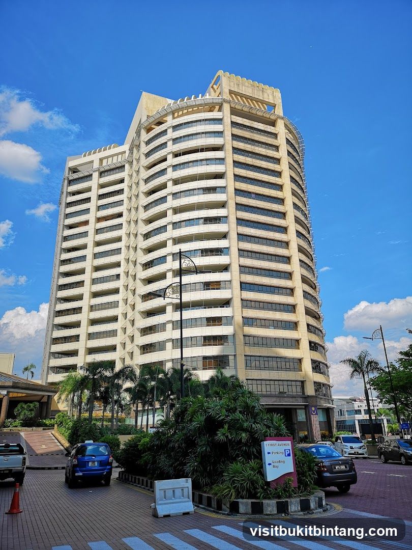Tall building with curved facade