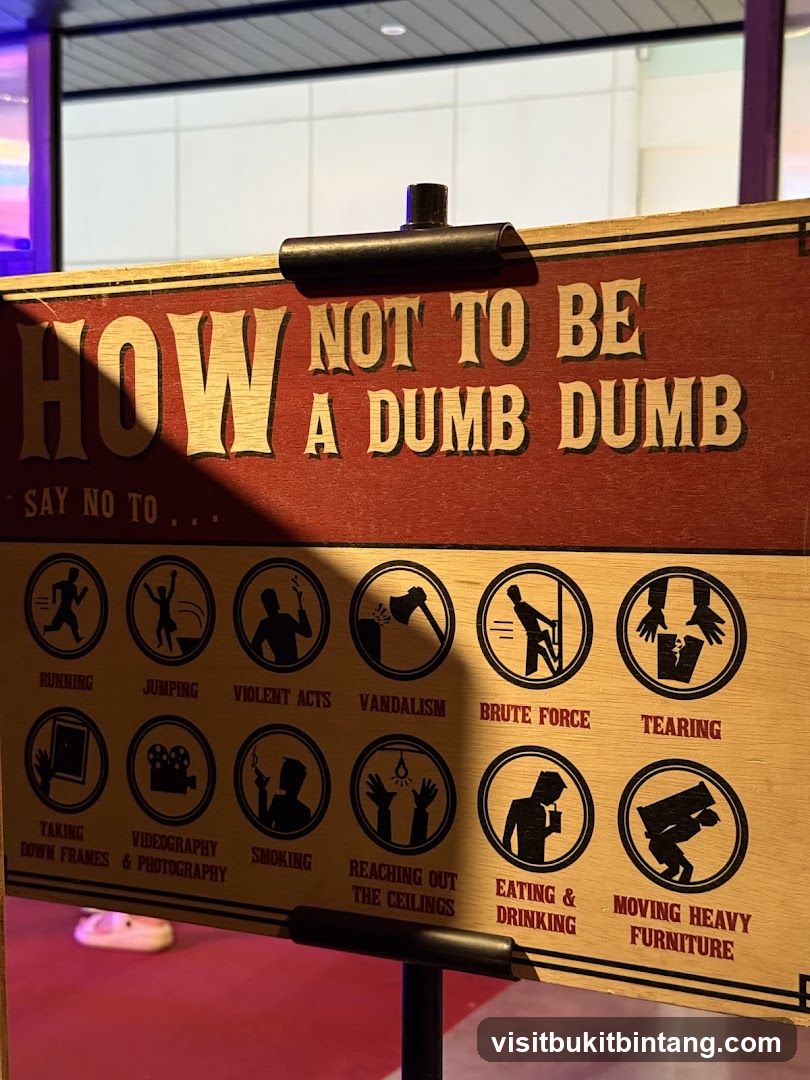 How Not To Be A Dumb Dumb Sign