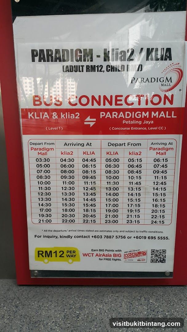 Bus Connection Schedule