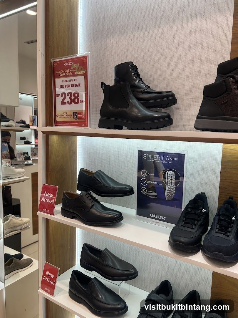 Geox Shoe Display