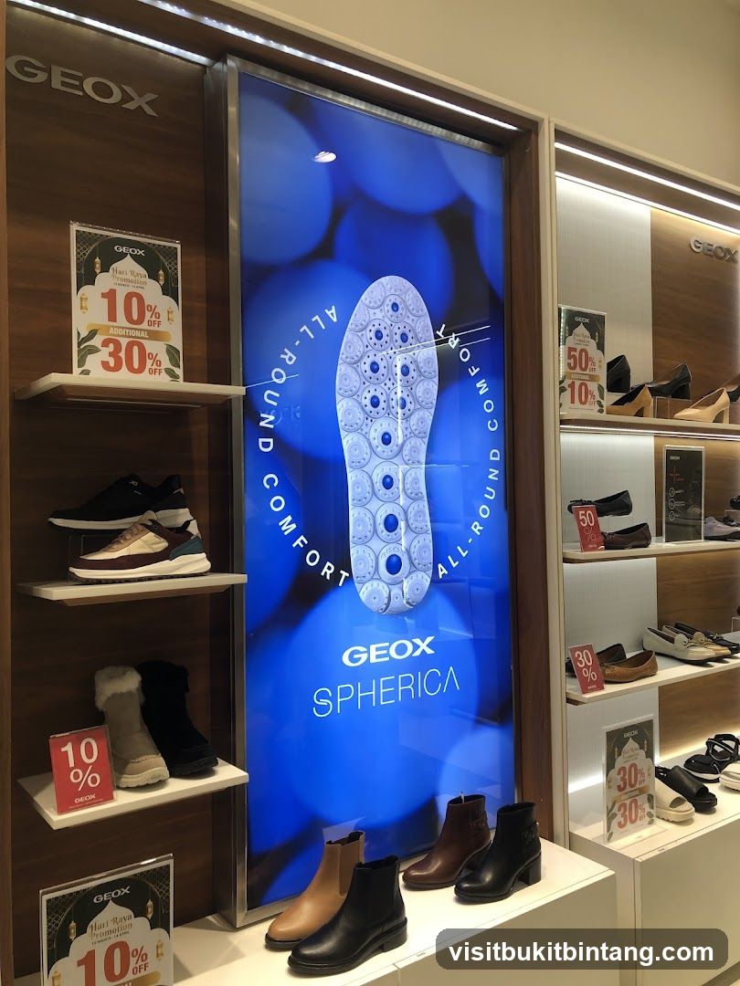 Geox Shoe Store Display