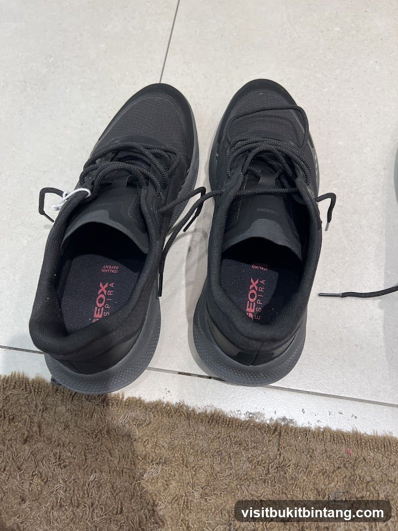 Black Geox Sneakers