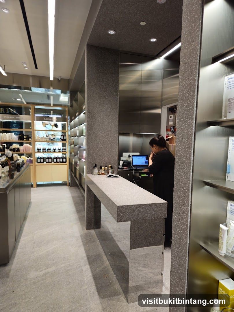 Store Interior with Staff at Counter