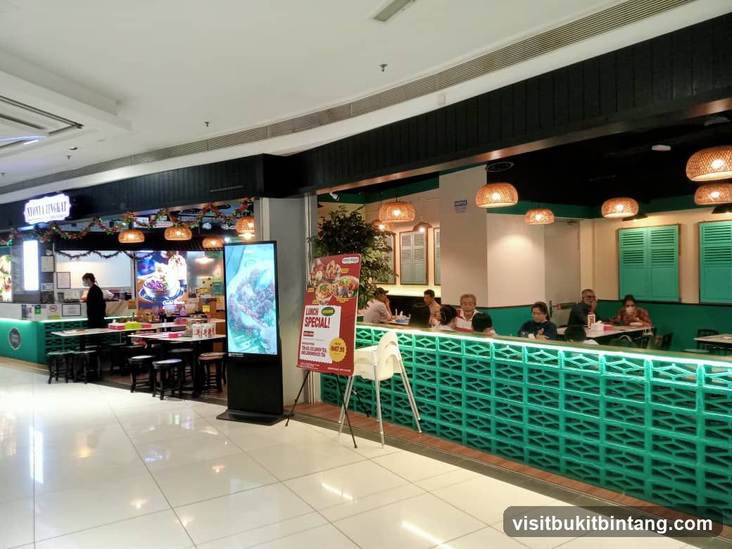 Restaurant Interior with Customers