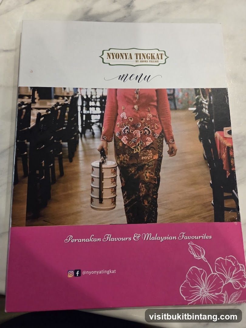 NYONYA TINGKAT BY AROMA VILLAGE MENU