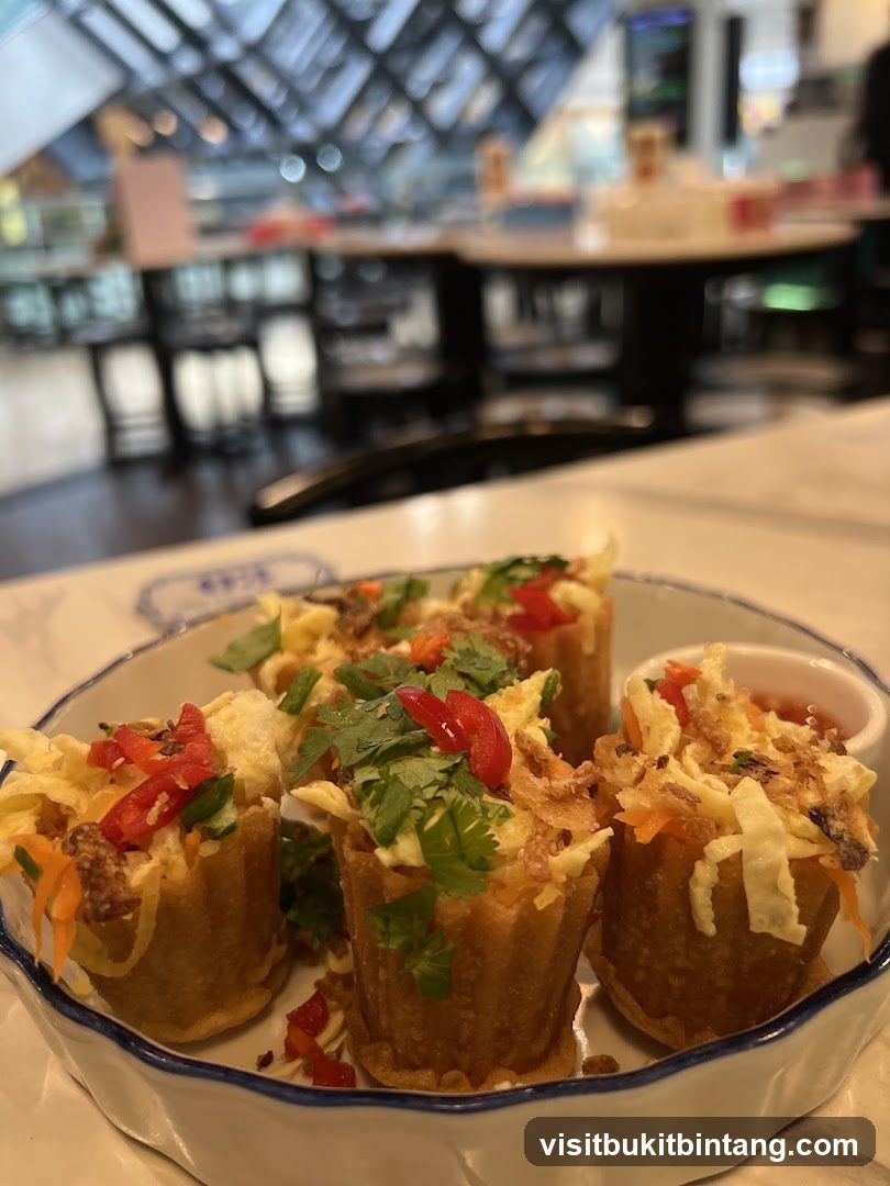 Fried Tofu Cups with Toppings
