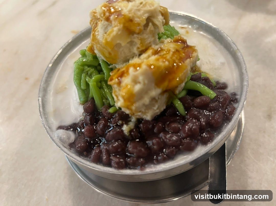 Dessert with Ice Cream and Red Beans