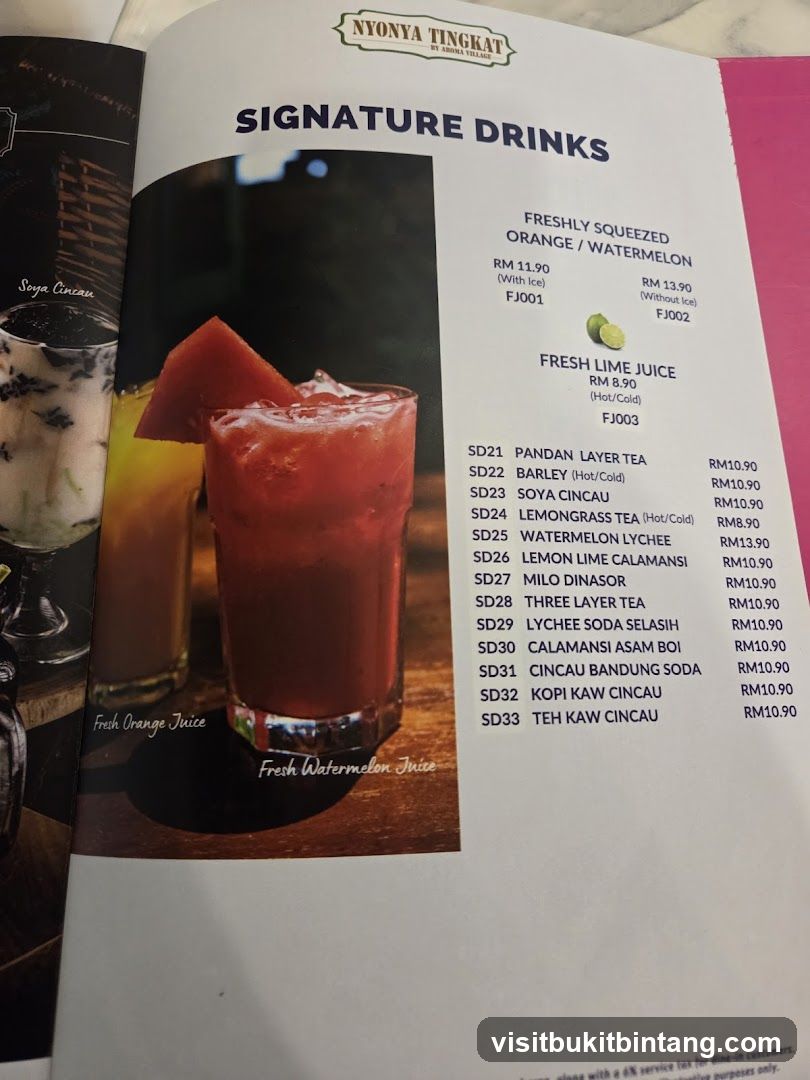 SIGNATURE DRINKS
