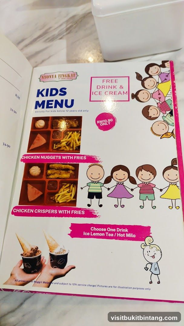 Kids Menu