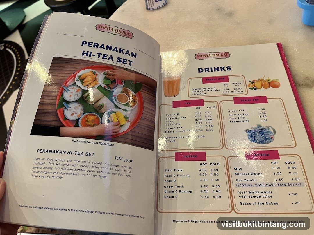 NYONYA TINGKAT DRINKS